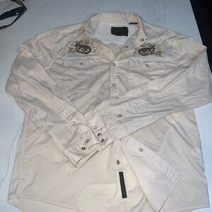 Howler Brothers Gaucho Alligator Embroidered Men's Shirt